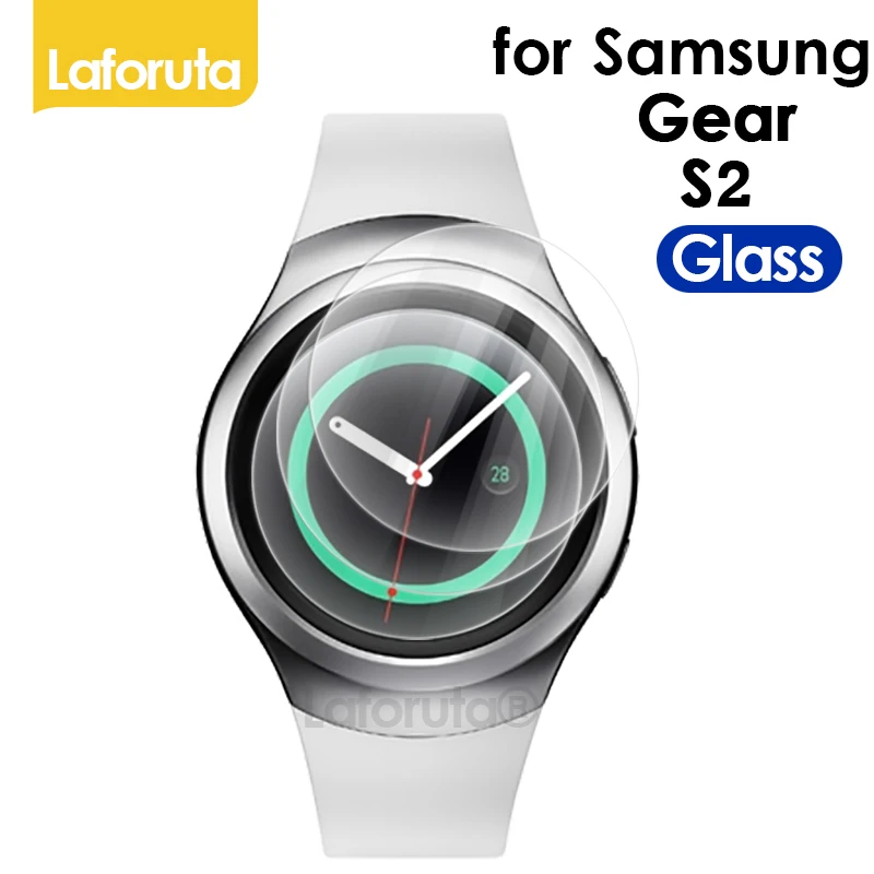 Protección de vidrio templado 9H para Samsung Galaxy Gear S2 Watch 5 4, Protector de pantalla de 40/44mm, película protectora de vidrio HD para reloj inteligente