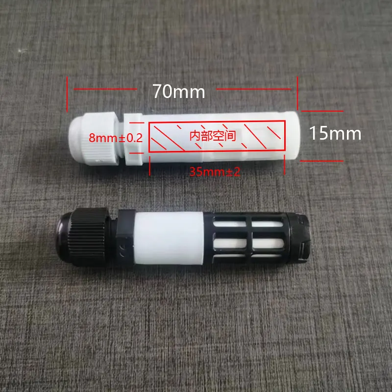 Plastic Temperatuur En Vochtigheid Sensor Shell SHT20 30 35 Beschermende Buitenste Behuizing Stofdicht Waterdichte Module Sonde Case