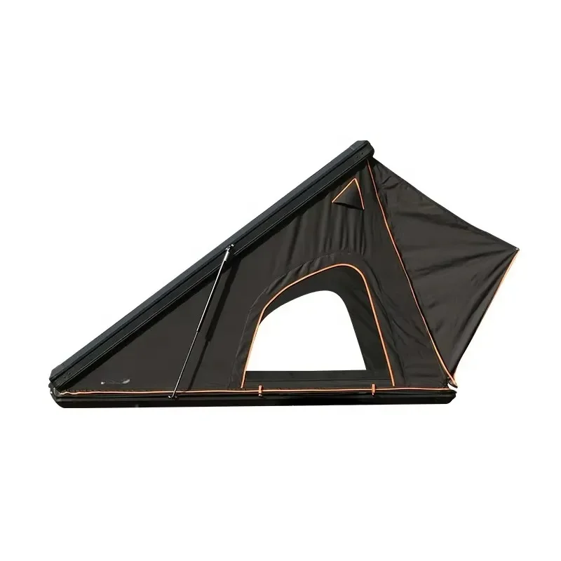Hot Selling Triangle Hard Shell Roof Tent Suv Roof Camping Tent for 2 Person