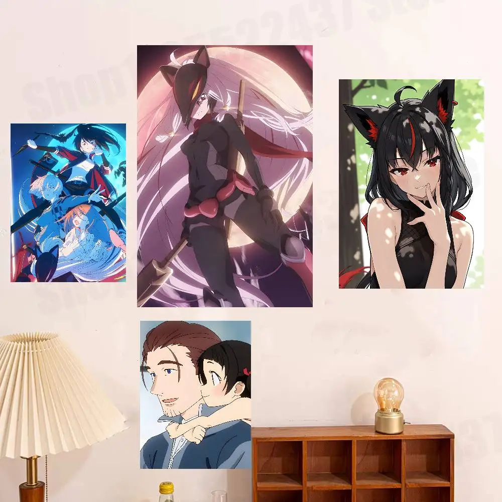 

Movie BLACKFOX Anime Poster For Wall Prints for Living Room Bedroom Office Home Decoration Gift