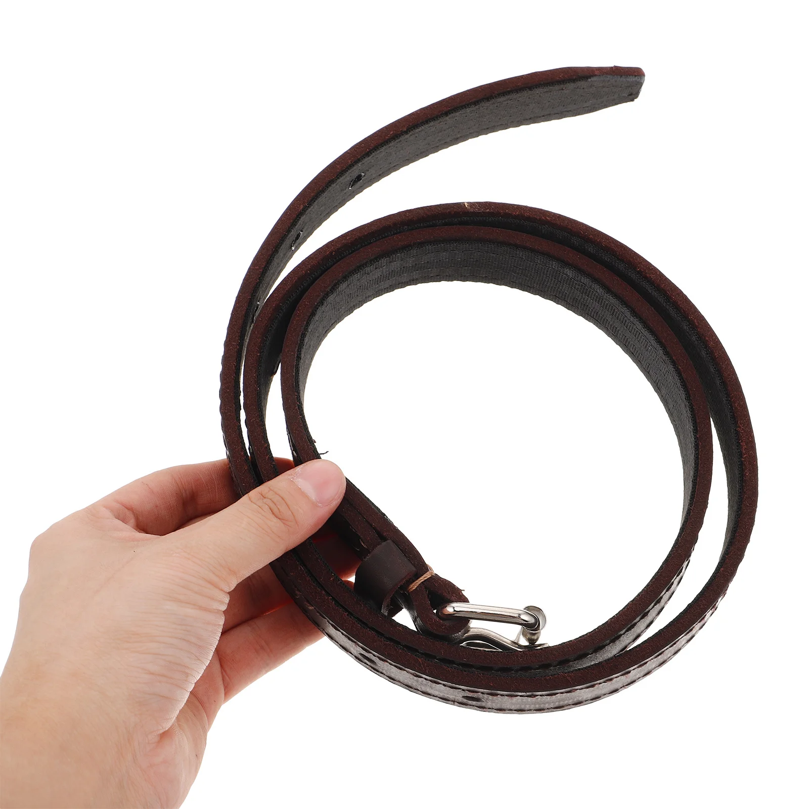 جلد ركاب قابل للتعديل بإبزيم من سبائك الزنك ملفوف ناعم للبالغين لركوب الخيل والفروسية