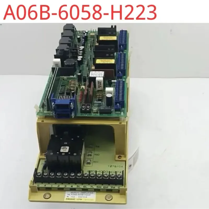 A06B-6058-H223 محرك سيرفو مستعمل تم اختباره جيدًا في حالة جيدة