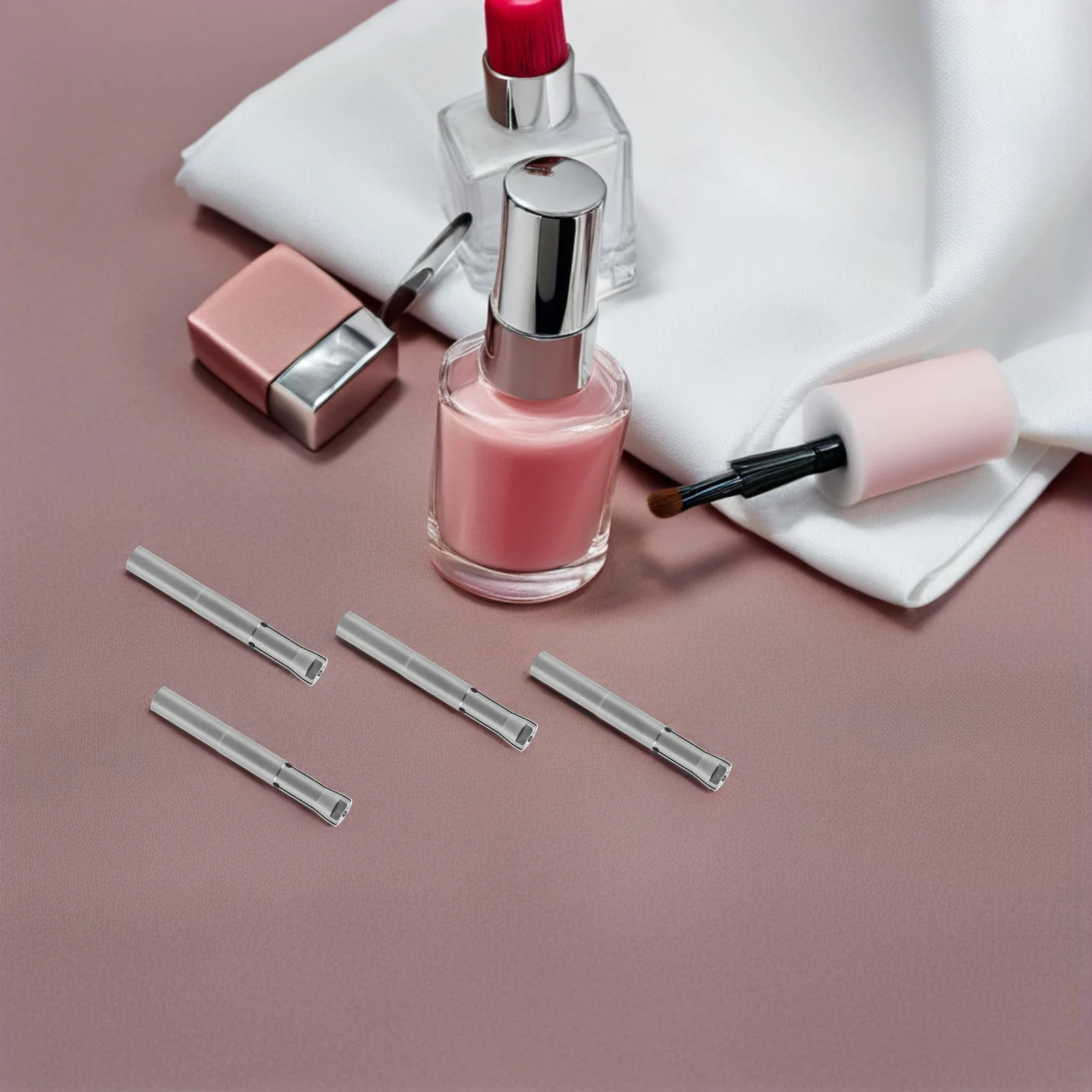 4 stuks nagelboor spantang roestvrij staal drie kaak veerspantang voor schuurbits elektrische nagelbooraccessoires