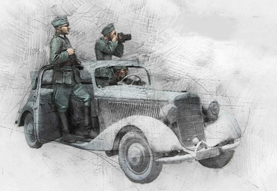 

[модель тюска] 1/35 фигурка из смолы 1/35, наборы фигурок из смолы, неокрашенные миниатюры 128001