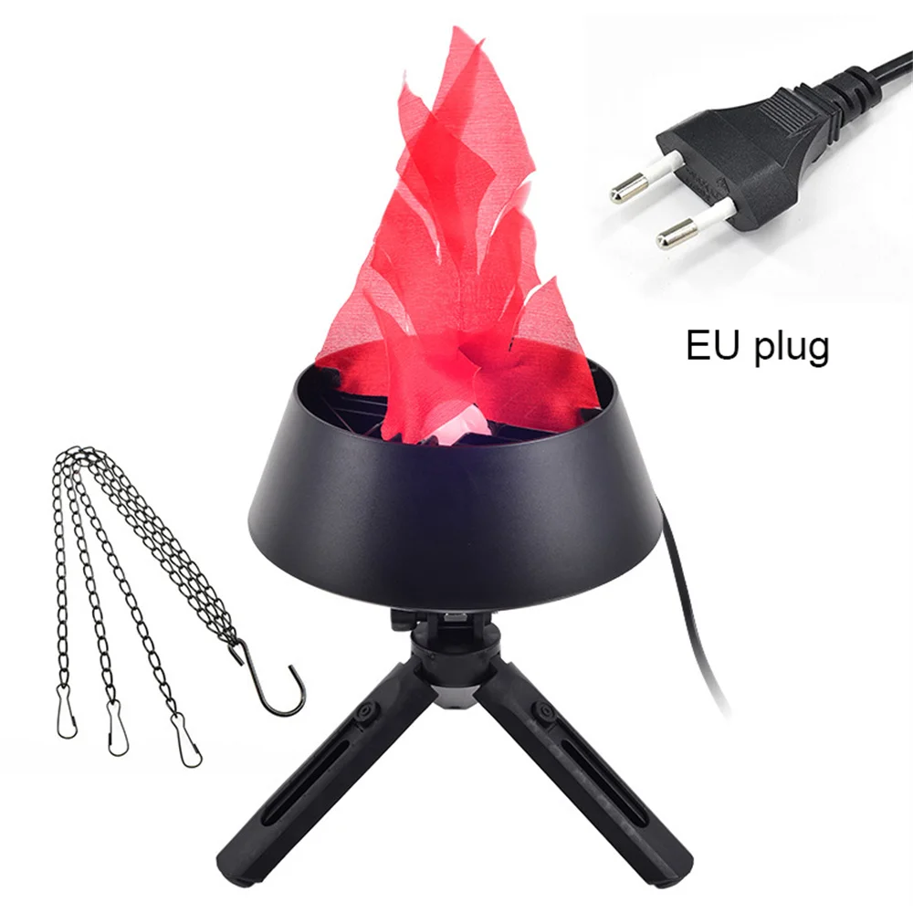 New Flame Light EU/US/UK Plug with Chain Artificial Flickering Night Lamp Indoor Decoration for for Halloween Christmas New Year