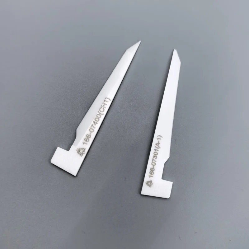 Peças para Máquina de Costura: Facas de Cerâmica de Alta Qualidade 166-07301 166-07400 para JUKI APW-192 - Material Super Durável