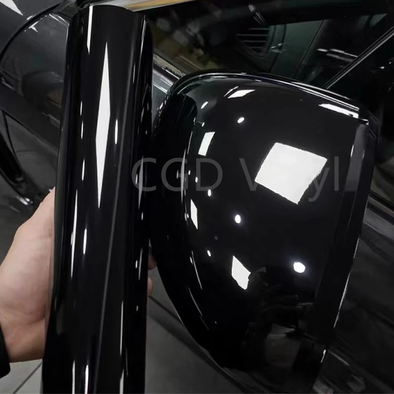 

High-quality glossy super bright black piano black vinyl film, automotive vinyl car film, paint surface protection film