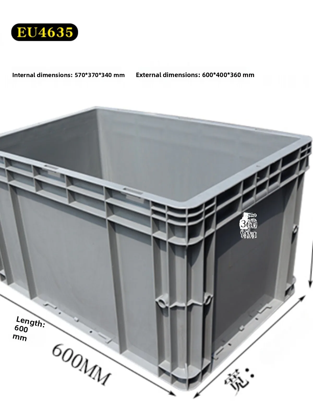 

Large Plastic Storage Box with Cover ey Rotating Basket Organizer Case for Home And Office Use Durable Container for Tools ...