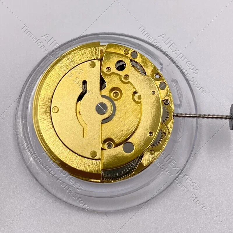 China Nanning Machinery Movement 2813 8200 8215 Gold Double Calendar Movement Watch Movement Accessories