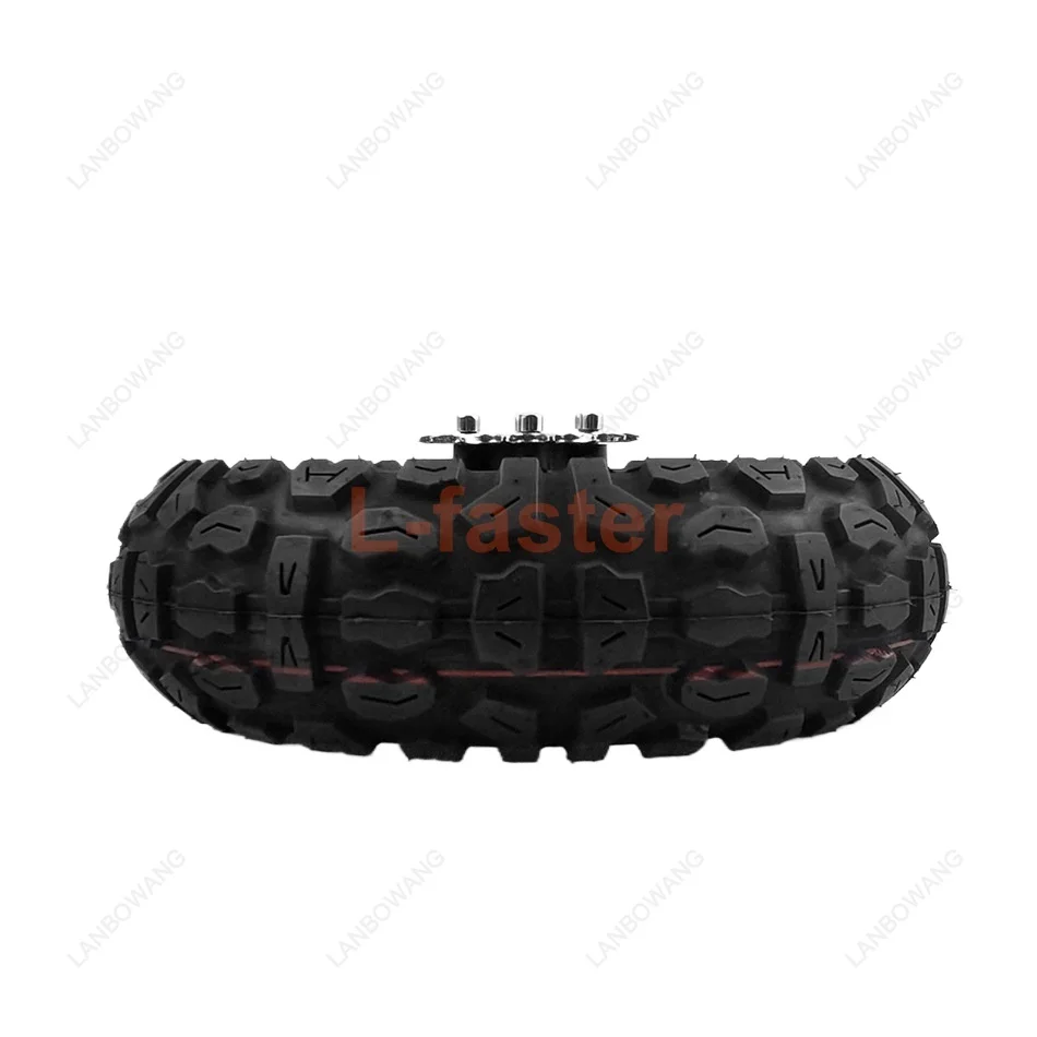 10 Inch Off Road Wheel 700W Dual Chain Gear Drive Motor Kit With Reverse Function For Electric Cargo Trolley Cart