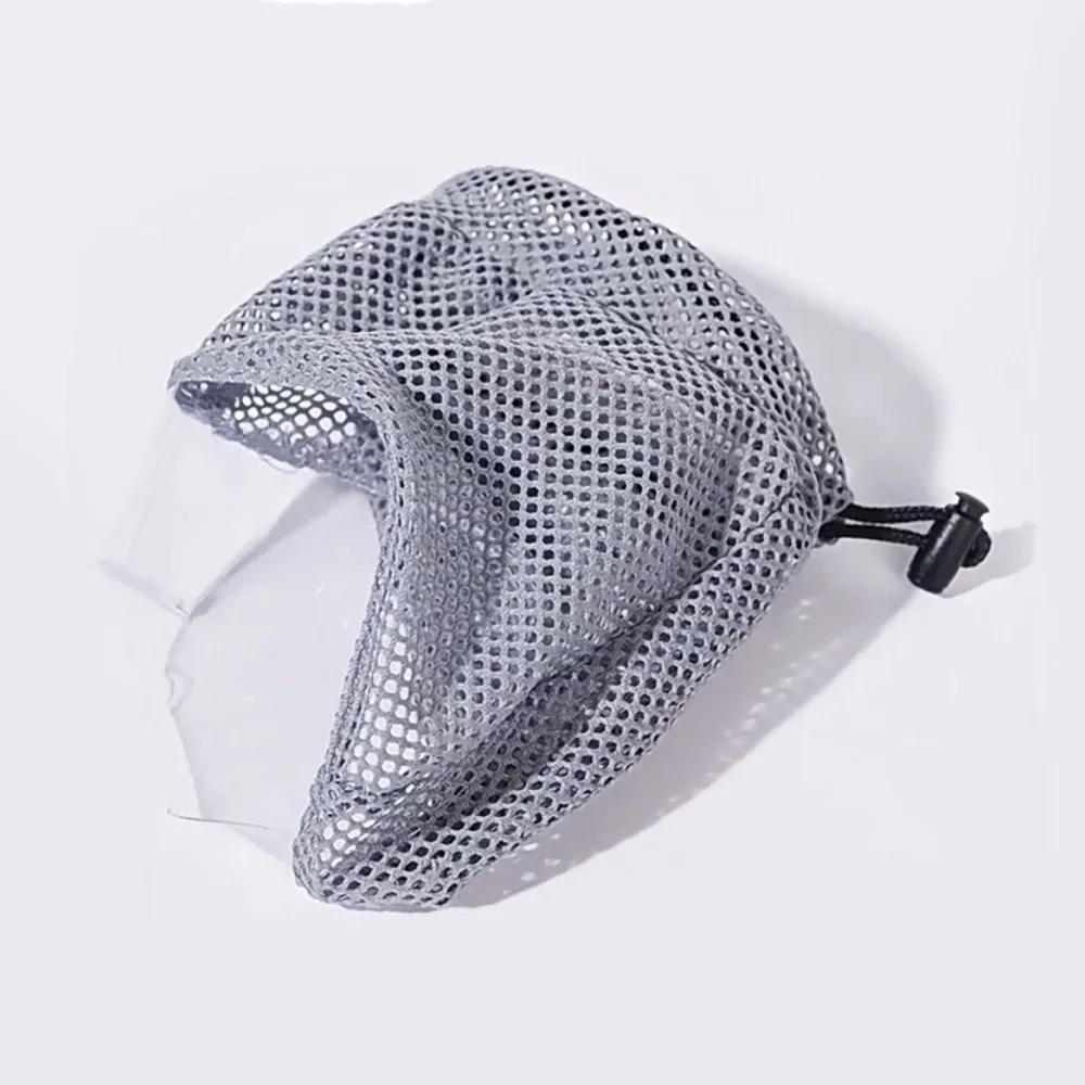 New Adjustable Strap Cat Muzzle Clear Window Lightweight Anti-Bite Muzzle Breathable Mesh Grooming Muzzle Grooming Use