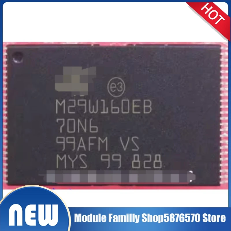 10ชิ้น/ล็อตใหม่และต้นฉบับ M29W160EB70N6E M29W160EB70N6แฟลช ICs หน่วยความจำ