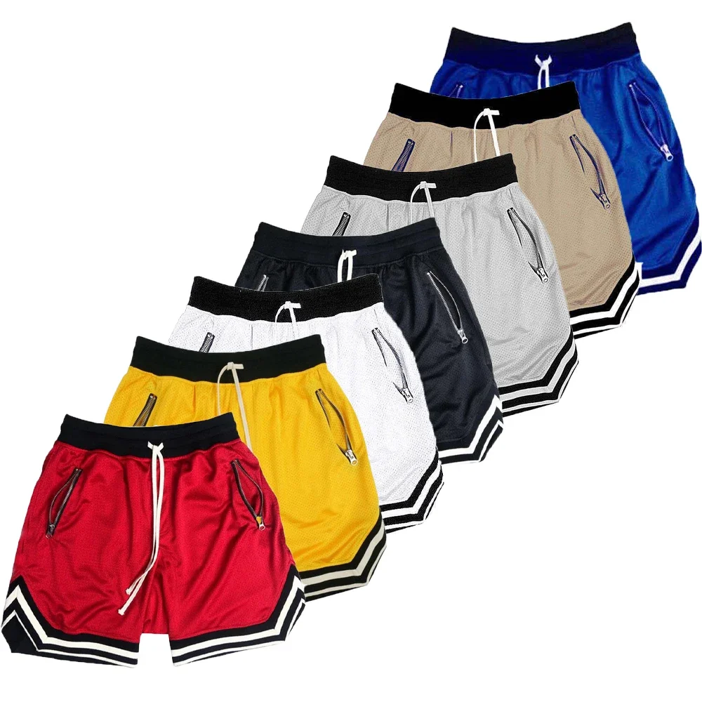 Men\'s Sports Basketball Shorts Mesh Quick Dry Gym Shorts for Summer Fitness Joggers Casual Breathable Short Pants Scanties Male