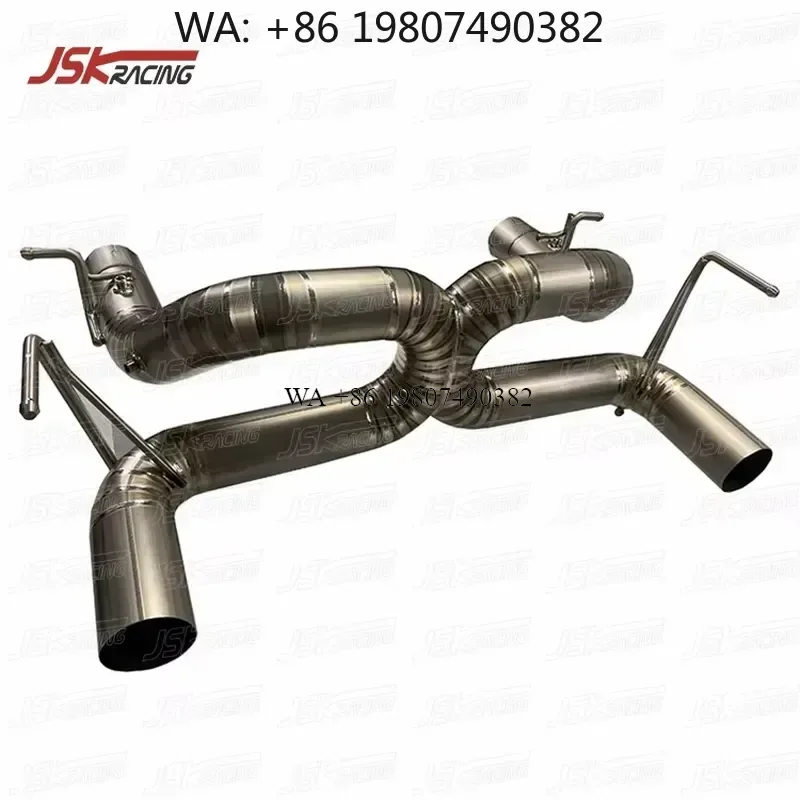 Wmwmnu B Style Titanium Alloy Exhaust Pipe for 2019-2021 F8 Tributo Spider Muffler Tailpipe System Car Accessories