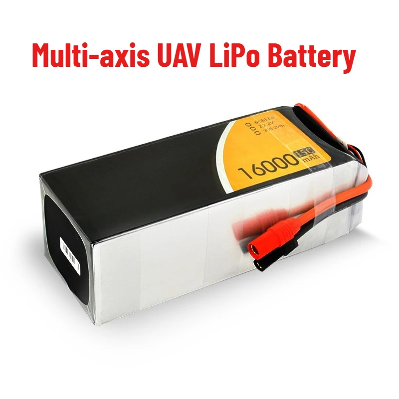 

16000mAh 25C 22.2V 6S Multi-axis UAV LiPo Battery