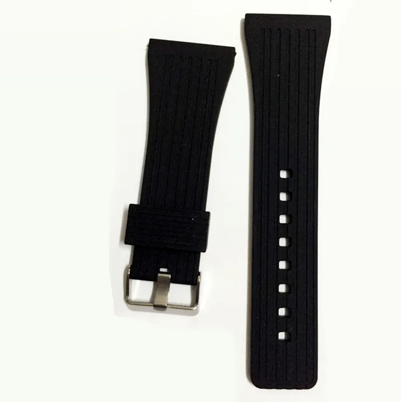 Watchband 30mm Silicone Rubber Watch Strap Bands Waterproof Watchband Belt Accessories + Tool