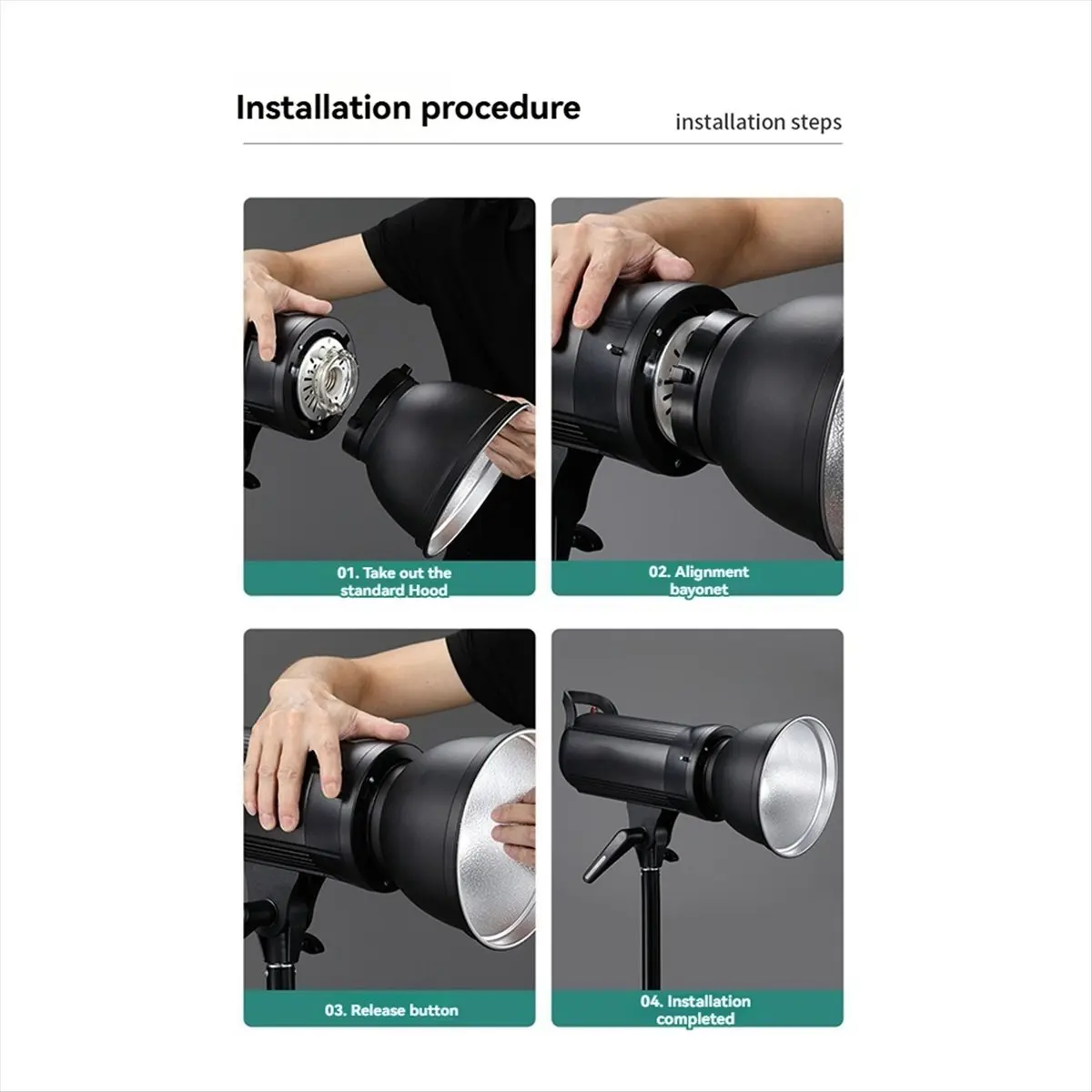 SCLS Standard Reflector Diffuser Lamp Shade Dish 55° Angle for Bowen Mount Studio Strobe Flash Light Speedlites
