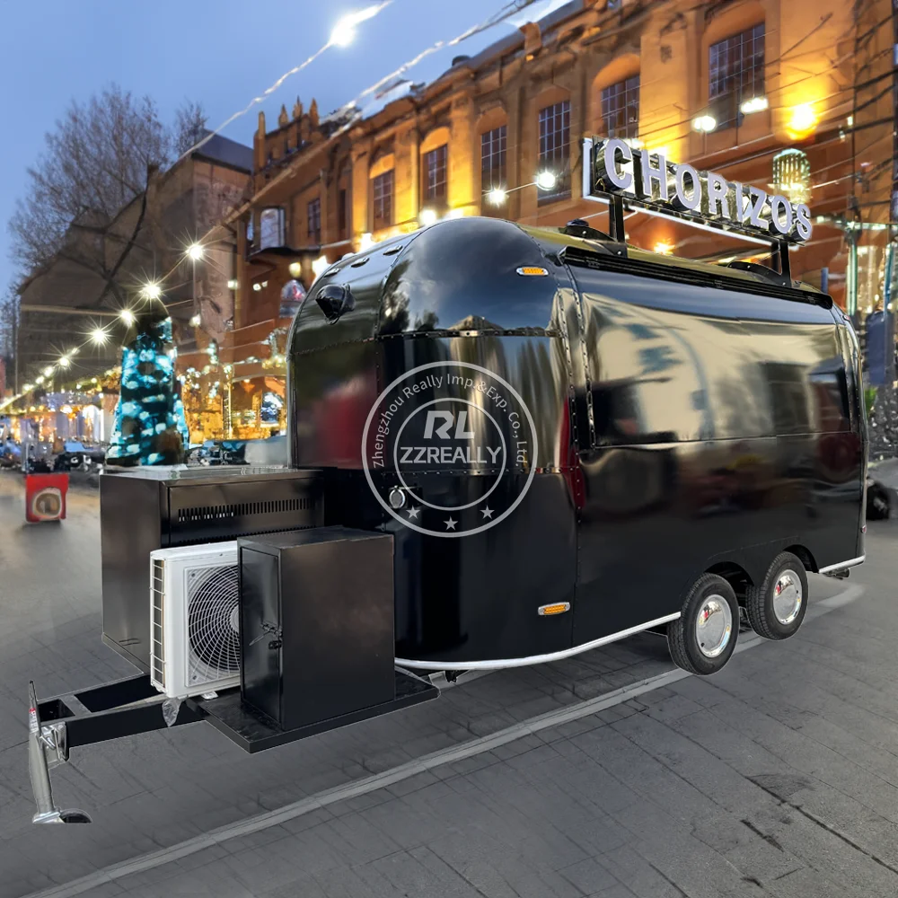 Street Fast Food Trucks Mobile Food Trailer For Sale Breakfast America Standard Outdoor Mobile Fast Food Trailer