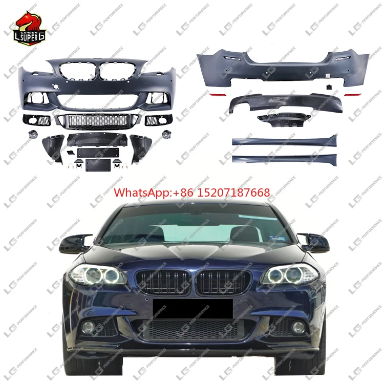 

MT style Комплект кузова для BMW F10 аксессуары Автомобильные бамперы боковые юбки задний диффузор 2011-2013