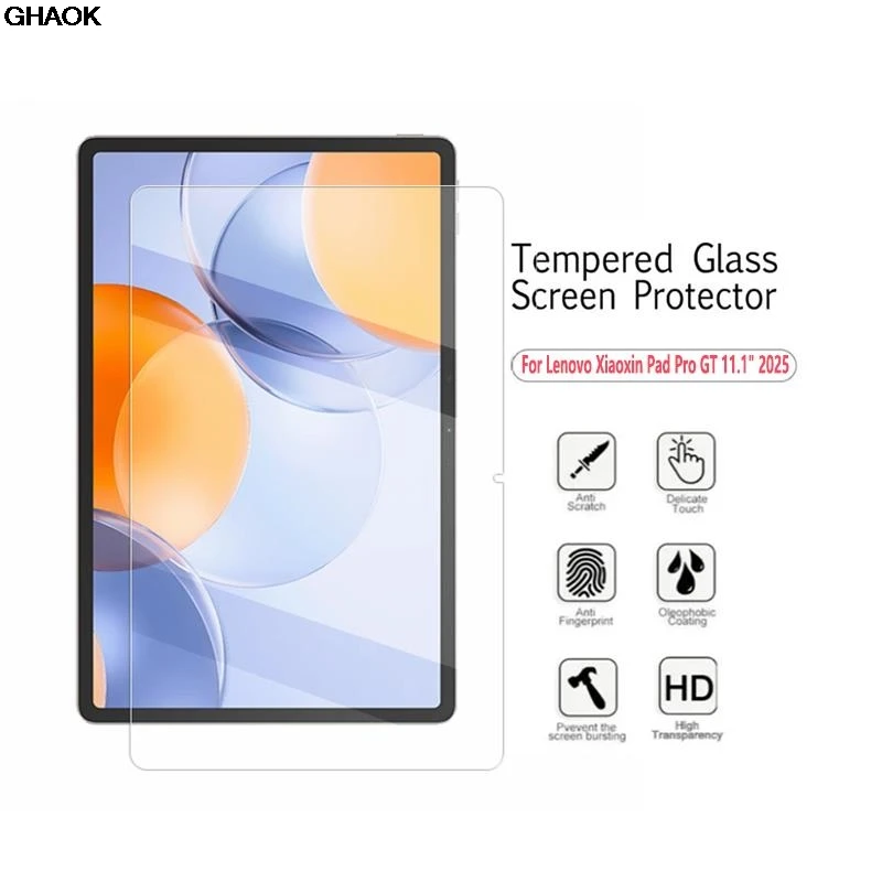 2Pcs Tempered Glass Film For Lenovo Xiaoxin Pad Pro GT 11.1 inch 2025 HD Anti Scratch Screen Protector TB710FU 11.1