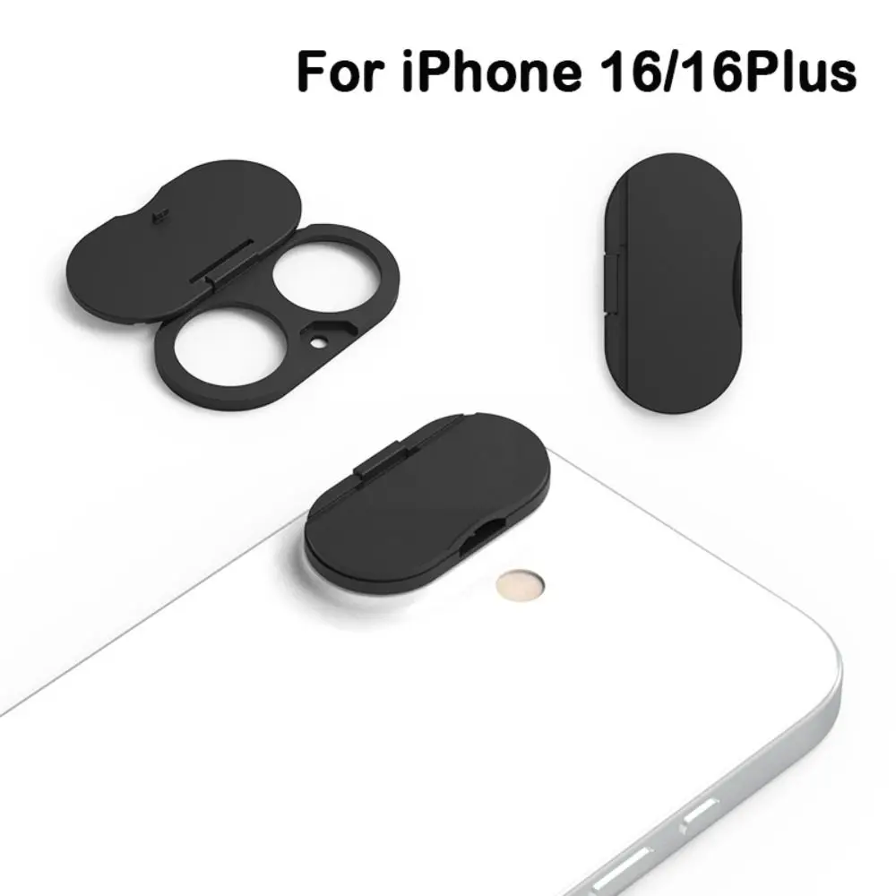 Protective Back WebCam Cover Sticker Anti-Scratch Camera Lens Cap Plastic Phone Lens Privacy Protector for iPhone 16/16Plus