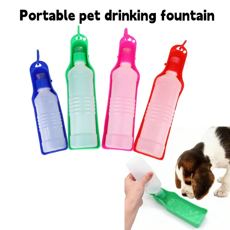 Leakproof Pet Water Bottle Portable Outdoor Travel Drinking Feeder Dispenser Cup Water Bowl for Small Large Dog Cat Puppy - view 2