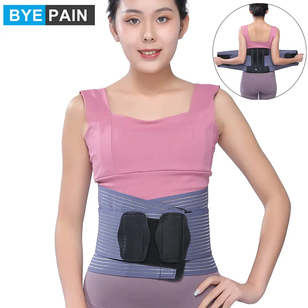 

Back Brace for Women Men Lower Back Pain Relief with 5 Anatomical Stays, Durable Lumbar Support for Sciatica Herniated Disc