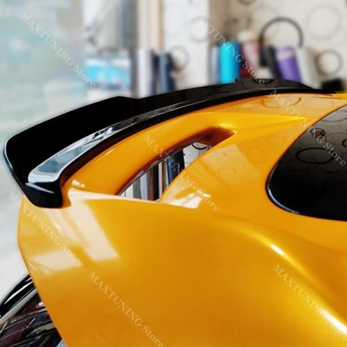 

Задний спойлер для Ford Focus MK3 ST Hatchback 2012-2018, накладка на крышку багажника, крыло, сплиттер, защита, черный ABS, тюнинг-комплект