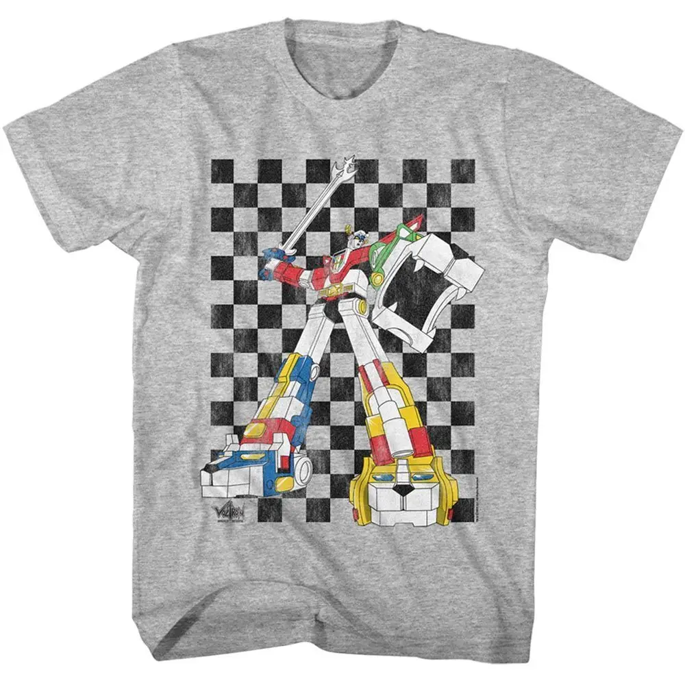 Voltron 80S Checkerboard TV T Shirt