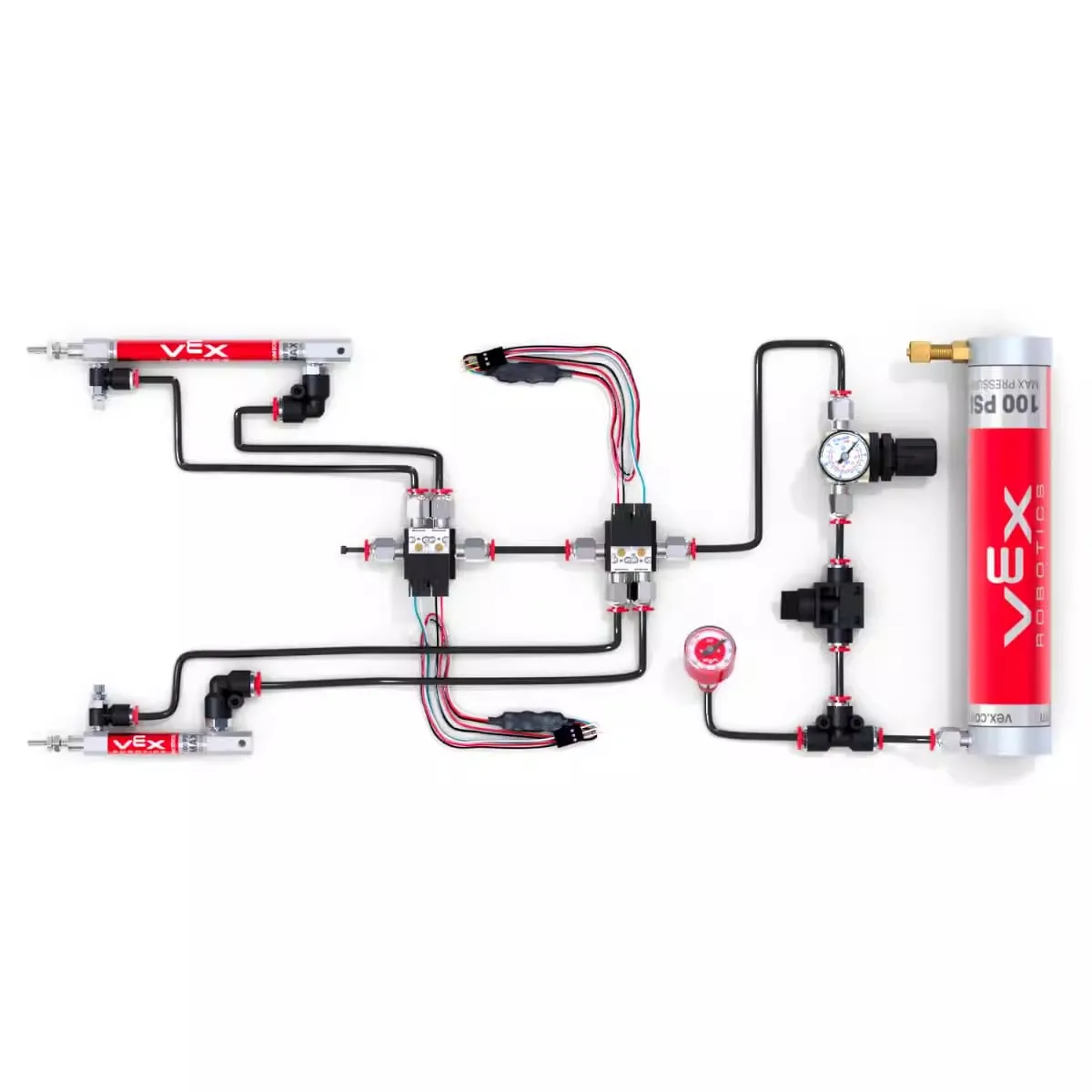 VEX V5 Pneumatics Kit 276-8750 100% original intelligent VEX robot GO dedicated programming robot