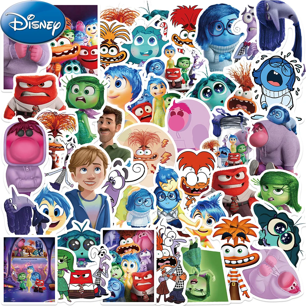 10/30/50pcs Funny Disney Movie Inside Out Stickers Cartoon Kids DIY Decal Toy Notebook Phone Water Bottle Anime Graffiti Sticker