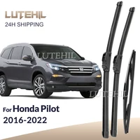 Para Honda Pilot 2016-2022 2017 2018 2019 2020 2021 limpiaparabrisas delantero y trasero limpiaparabrisas cepillos de ventana 26 ""24"" 14""