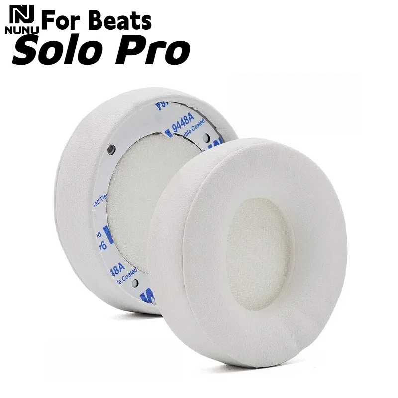

NUNU Replacement Protein skin Memory Foam Ear Cushion with buckle For Beats Solo Pro Headset Earmuffs