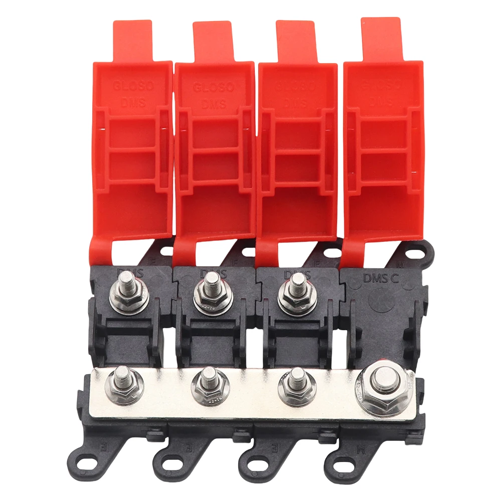 3/4/5/6 Way MIDI Fuse Block 200A Fork Bolt Fuse Holder Marine SUV BDFS MIDI Fuse Holder for RV Car Boat Bus