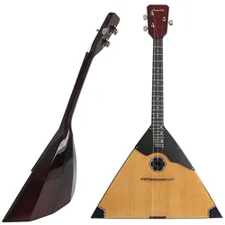 Russian national instrument triangulo combined board triangulo string music balalaika balalaika, with backpack