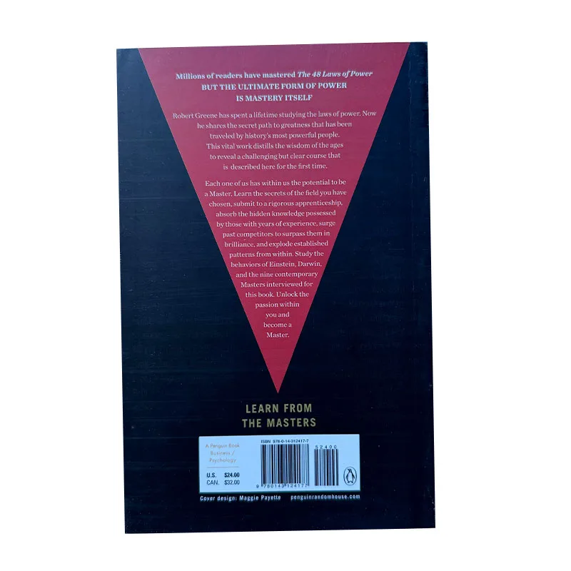 1 libro master di Robert Greene Motivational Management & leadance libro inglese Paperback