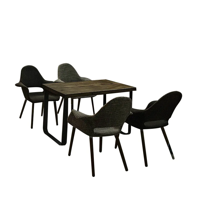

Solid wood ************ coffee shop commercial negotiation booth