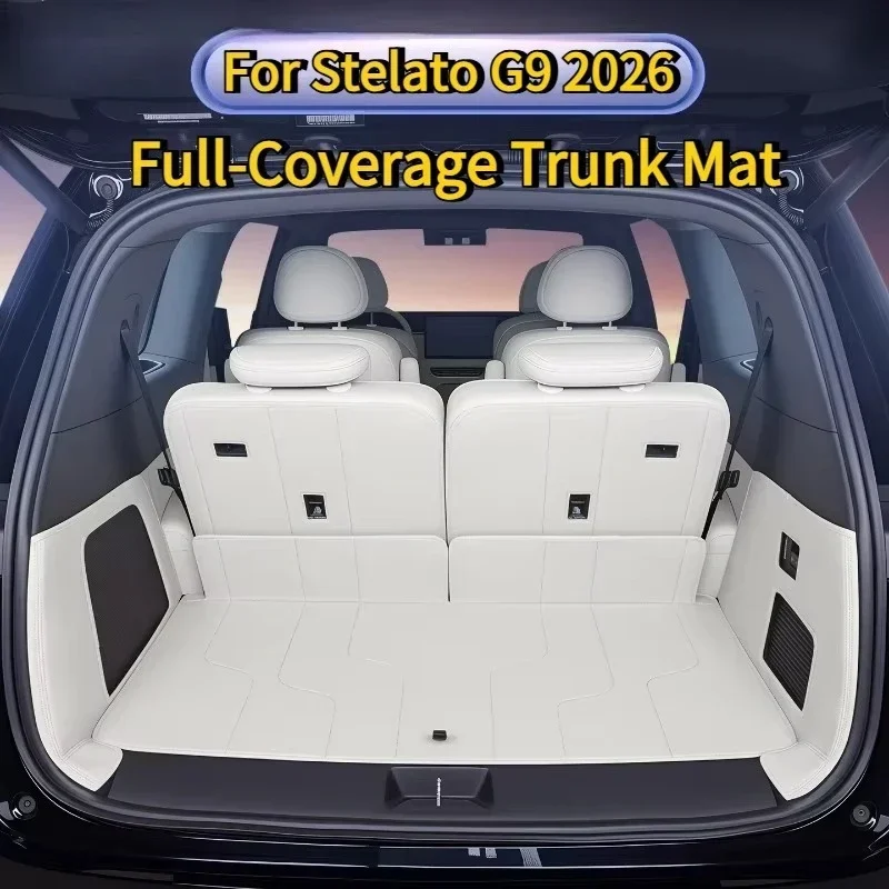 For Stelato G9 2026 Rear Trunk Mat Leather Anti-scratch Non-slip Waterproof Cargo Liner Seatback Protective Pad Accessories