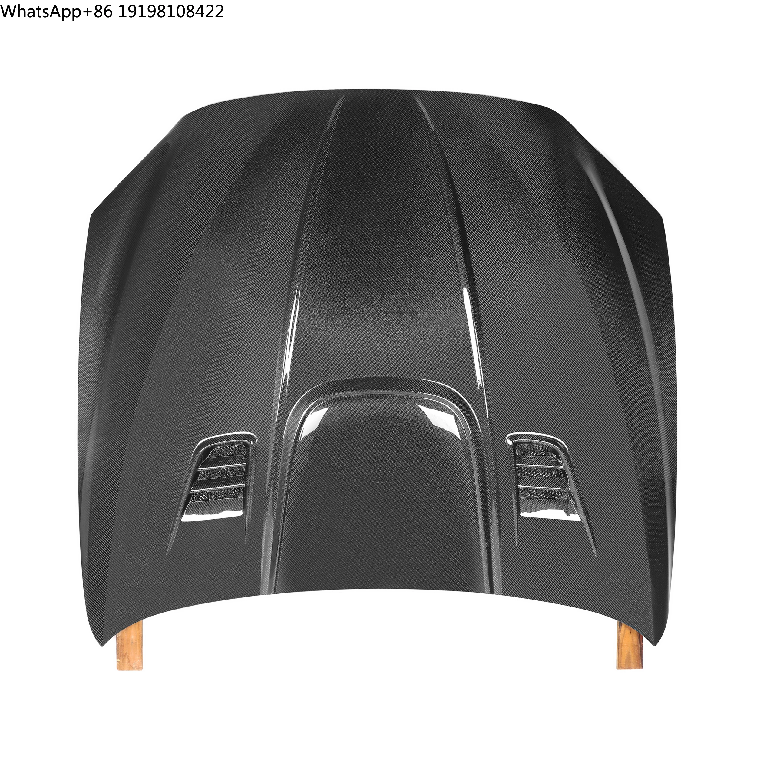 

Wet Carbon Fiber Car Parts G-P Style Front Hood for BMW 6 Series F06 F12 F13 2012-2017 Front Bonnet Hood