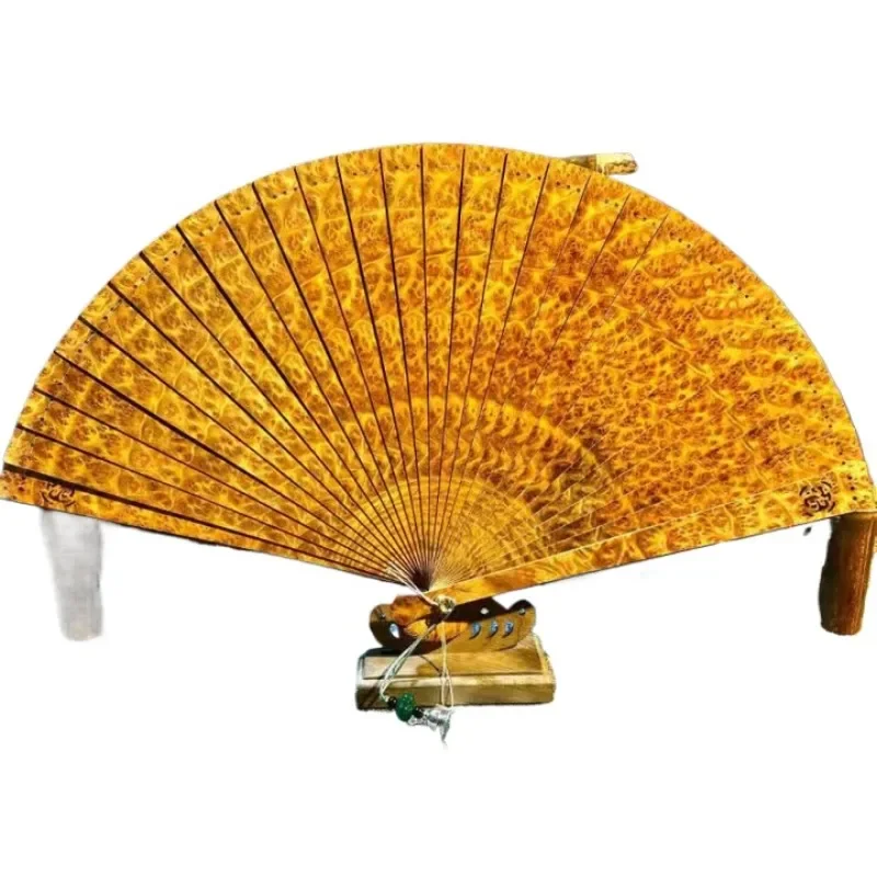 

Golden nanmu fan is easy to use, practical and durable, good quality