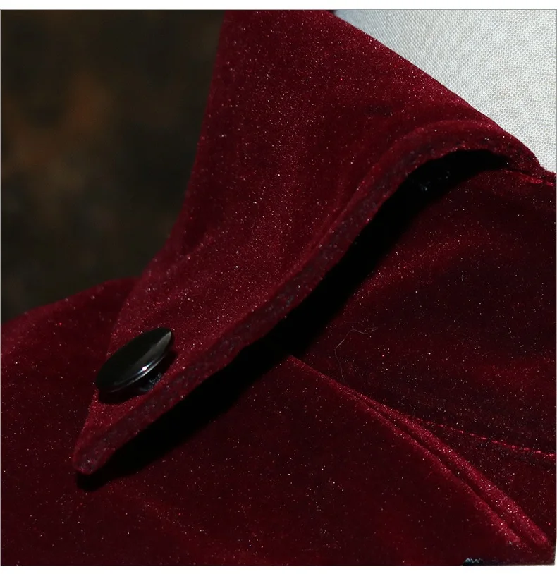 ชุดคอสเพลย์สไตล์โกธิคสำหรับวันฮาโลวีน เสื้อคลุมคอตั้ง แจ็คเก็ตแบบใหม่ ชุดพื้นเมืองสำหรับผู้หญิง ชุดแสดงบนเวที