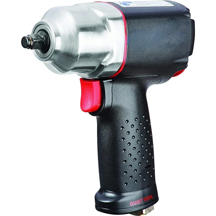 3/8" Drive Air Impact Wrench, Quiet Technology, 300 ft-lbs Max Torque Output, 15,000 RPM, Lightweight, Black