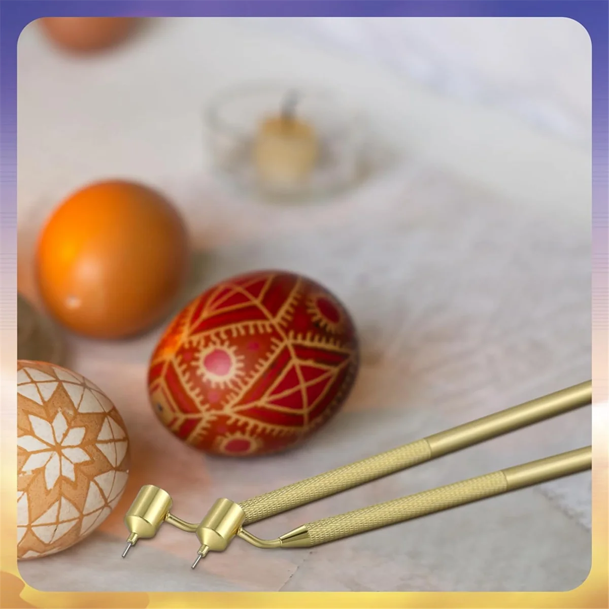 New Set of 3 Pysanka Set Hot Wax Drawing Pens for Decorative Arts for Easter Eggs Pysanky Supplies