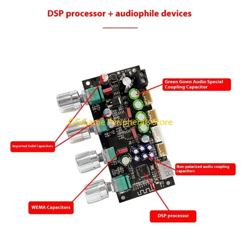 U55B 8-36V Upgraded Karaoke Reverberation Board Professional Microphone Preamplifier DSP