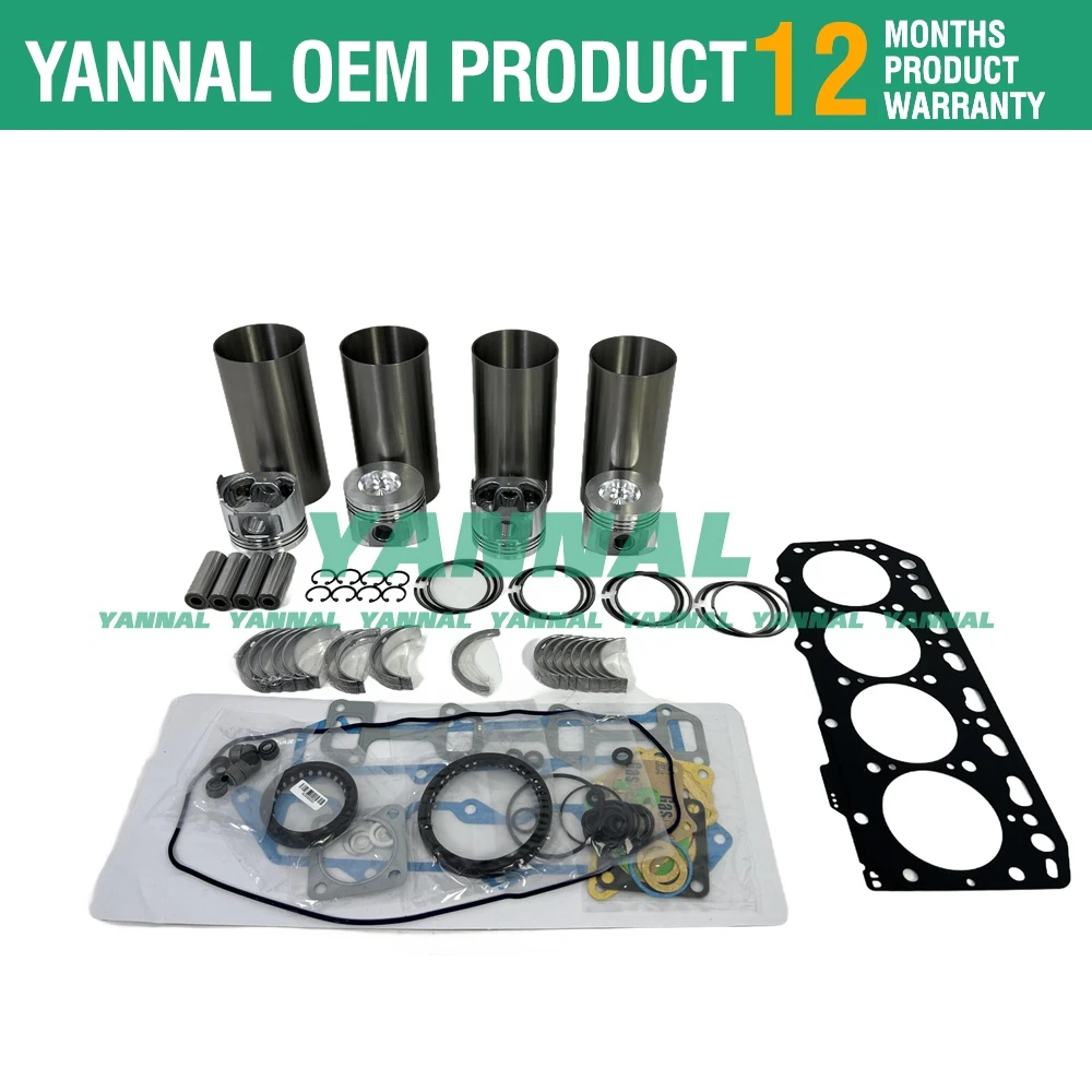 4TN84L 4D84-2 Overhaul Rebuild Kit Parts for Yanmar Engine Komatsu PC40-7 PC45-1