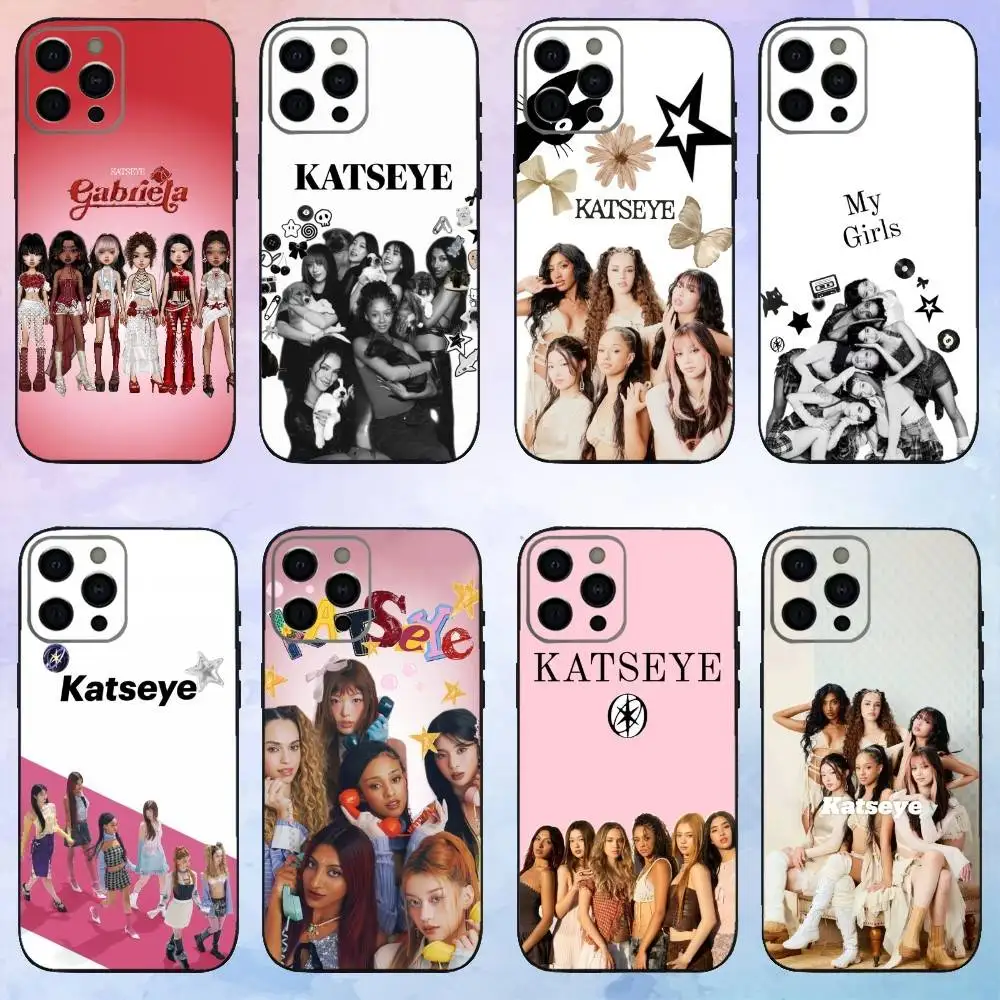 Чехол для телефона Korea K-Katseyes для iPhone 17, 16, 15, 11, 12, 14, 13 Pro Max, Mini, XS, X, XR, 7 Plus, 17E, Air, противоударный силиконовый чехол-накладка