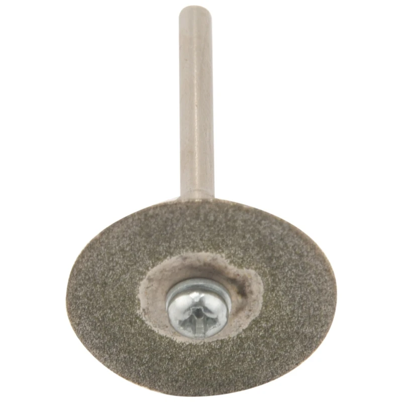 T61C_20 Pieces 22 Mm Diamond Cutting Wheel With 4 Pack Mandrel For Dremel