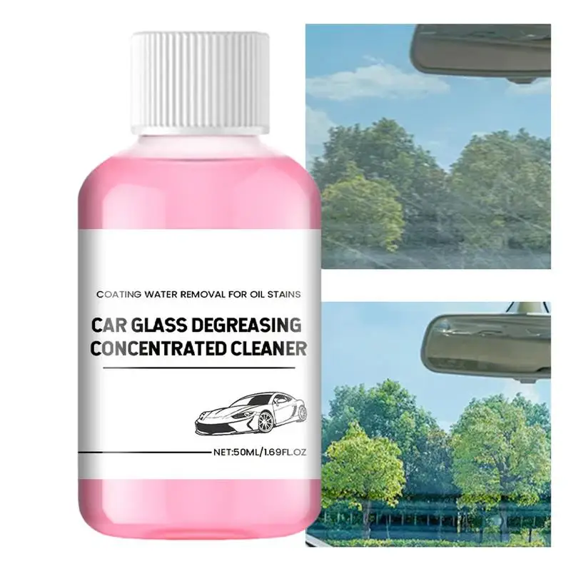 Automotive Glass Cleaner Car Window Cleaner Liquid 50ml Windshield Glass Cleaner Professional Glass Cleaner For Windshield Glass