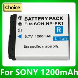 Upgrade NP-FR1 NPFR1 3.7V 1200mAh Replacement Camera Battery for Sony DSC P100 P200 P150 T30 G1 V3 T50 F88 P100L P100LJ