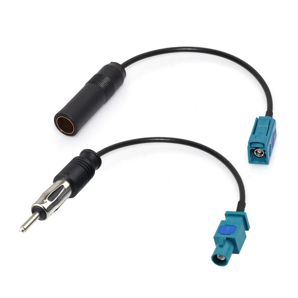 2 stücke Auto FM bin Stereo Radio Antenne Fakra Adapter Kabel für Fakra Z weiblich zu din weiblich Fakra Z männlich zu din männlich Adapter